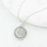 Sixpence 60th Birthday Spinner Necklace