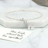 Sterling Silver Giraffe Bracelet