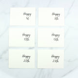 Sterling Silver 40th Birthday Circle Earrings