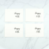 Sterling Silver 50th Birthday Circle Earrings