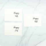 Sterling Silver 40th Birthday Circle Earrings