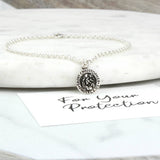 Sterling Silver St. Christopher Chain Bracelet
