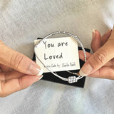 You Are Loved Morse Code Bracelet