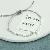 You Are Loved Morse Code Bracelet