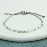 Maid Of Honour Morse Code Bracelet