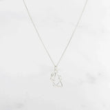 Sterling Silver 30th Birthday Geometric Necklace