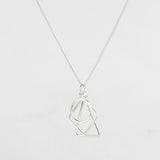 Sterling Silver 30th Birthday Geometric Necklace