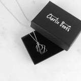 Sterling Silver 30th Birthday Geometric Necklace