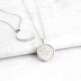 Personalised 1956 70th Birthday Sixpence Necklace