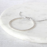 Sterling Silver Happy 50th Bead For Every Year Bracelet