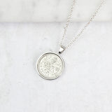 Personalised 1956 70th Birthday Sixpence Necklace