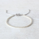 Sterling Silver Happy 50th Bead For Every Year Bracelet