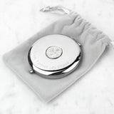 Personalised 70th Birthday Sixpence Compact Mirror