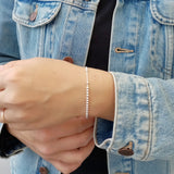 Sterling Silver 16th Birthday 16 Beads slider Bracelet