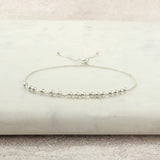 Sterling Silver 16th Birthday 16 Beads slider Bracelet