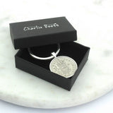 Personalised 1956 70th Birthday Shilling Keyring