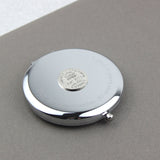 Personalised Sixpence/Farthing Compact Mirror