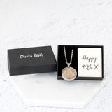 Personalised 90th Birthday Farthing Necklace