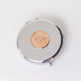 1965 60th Birthday Old Half Penny Compact Mirror