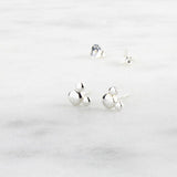 Silver Mouse Ear Studs