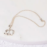 Encouraging Strength Silver 925 Elephant Bracelet