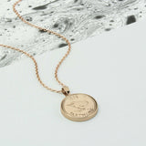 Personalised 1954 70th Birthday Farthing Necklace