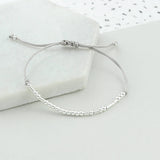 Sterling Silver 'Soul Sister' Morse Code Bracelet