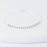 Sterling Silver Happy 18th Bead For Every Year Chain Bracelet