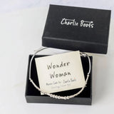 'Wonder Woman' Morse Code Bracelet