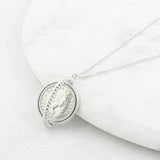 Sixpence 60th Birthday Spinner Necklace