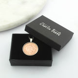 Personalised 18th Or 21st One Pence Necklace