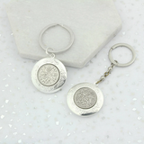 1928 to 1967 Lucky Sixpence Vintage Locket Keyring