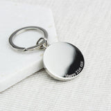 18th Or 21st Personalised Ten Pence Keyring