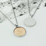 Personalised 1954 70th Birthday Farthing Necklace