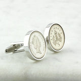 18th or 21st  Birthday Five Pence Cufflinks