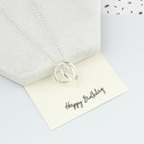 30th Birthday Sterling Silver Ring Necklace