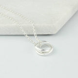 30th Birthday Sterling Silver Ring Necklace