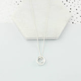 40th Birthday Sterling Silver Ring Necklace