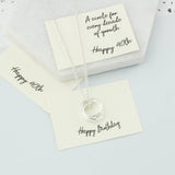 40th Birthday Sterling Silver Ring Necklace