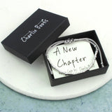 'A New Chapter' Morse Code Bracelet