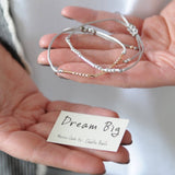 Morse Code 'Dream Big' Bracelet