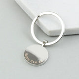 Personalised 18th Or 21st Birthday One Pence Keyring
