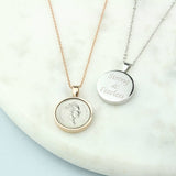 Personalised 30th Birthday Five Pence Necklace