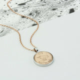 Personalised Any Date Farthing Birthday Necklace