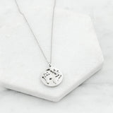Personalised Special Location Coordinates Map Necklace