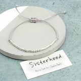 Sisterhood Morse Code Bracelet